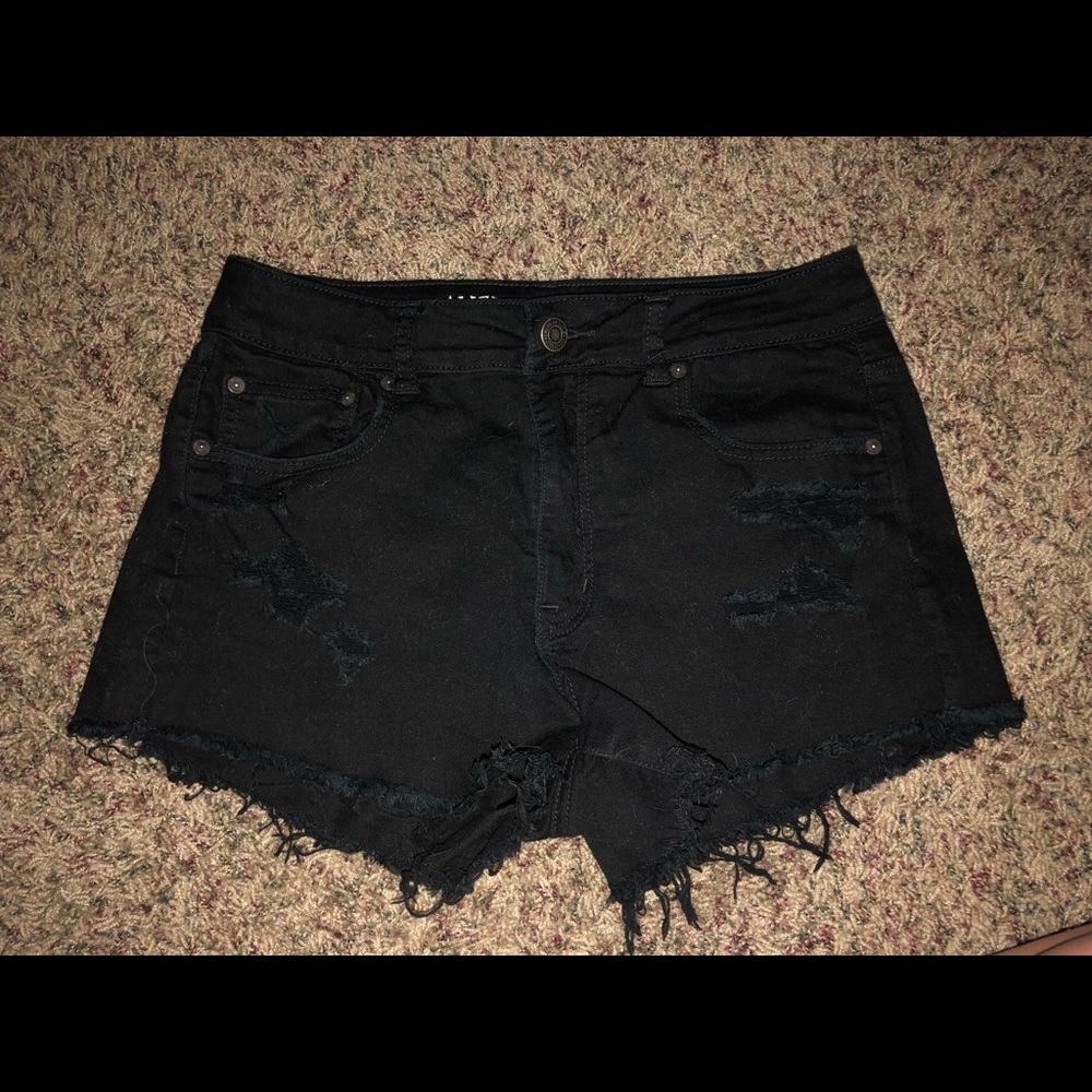 American Eagle size 12 black shorts